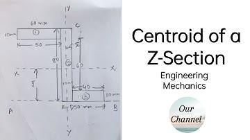 Centroid of a Z-Section | Engineering Mechanics | Centroid