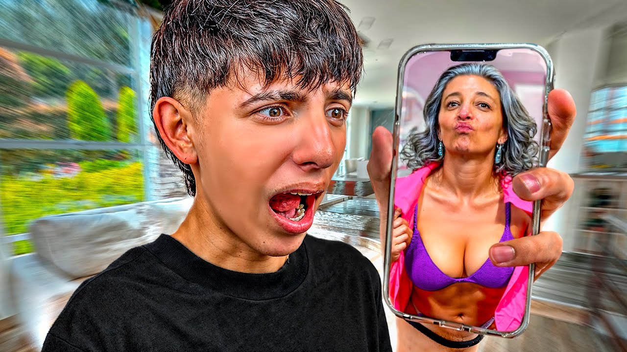 ¡LA ABUELA del TINDER me ENVIA FOTOS en BIKINI!