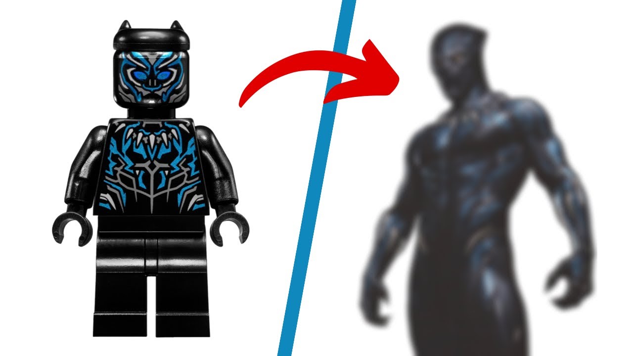 LEGO Marvel Minifigures based on concept art