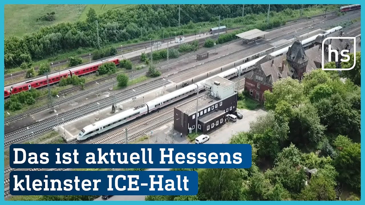 Eichenberg: Der kleinste ICE-Halt Hessens I hessenschau