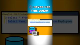 ❌ Stop Using SELECT * in SQL 😱 | Make Your Query Faster ⚡