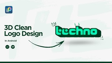 TUTORIAL || 3D CLEAN LOGO ON ANDROID || CREATE 3D CLEAN LOGO || COLLABE @Technodzns ×@darshitfx