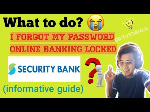SECURITY BANK FORGOT PASSWORD AND ONLINE BANKING LOCKED (INFORMATIVE GUIDE) | RR TUTORIALS
