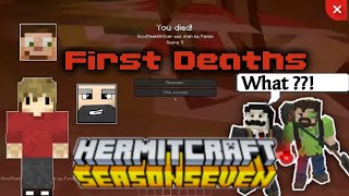 Hermitcraft Season 7 First Deaths