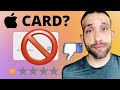 5 Reasons To AVOID The Apple Credit Card (2021)