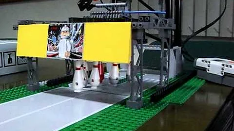 V3 Lego Bowling Pinsetter 10pins fullgame by Nachapon NXT