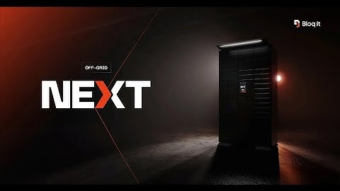 Bloq.it NEXT • The Next-Gen Autonomous Locker