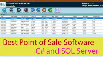 Modern Point of Sale and Inventory Management System In C#.NET and SQL Server with Source Code