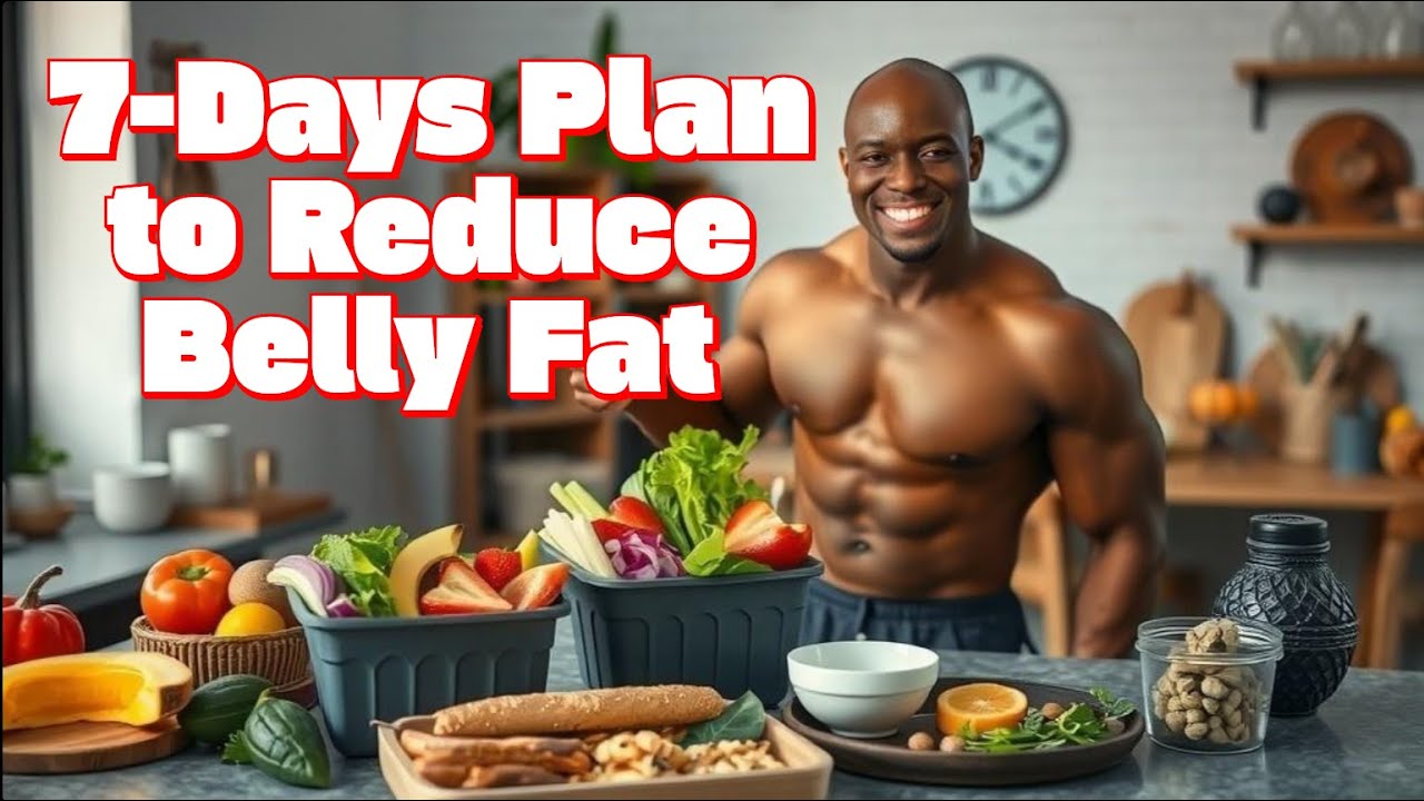 7 Days Plan to Reduce Belly Fat - Easy Workout & Meal Plan - YouTube