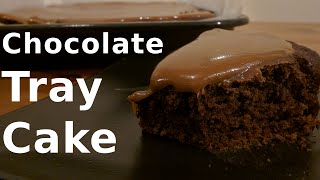 Chocolate tray cake - egg free