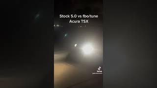 Racing an Acura TSX fbo