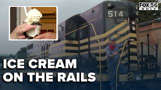 Ice Cream Express provides sweet free treats and family fun
At the historic Steamtown National Historic Site in Scranton, weren’t just preparing to board a special train excursion to Jessup; they were boarding these Central Railroad of New Jersey train cars for much more than just a train ride- free ice cream.
Its one of the most exciting trips of the year for the Iron Horse Society and its President Michael Rinkunas aboard the Ice Cream Express, combining free Ice Cream sundaes with a little bit of what Rinkunas calls “Edu-train-ment.
READ MORE: https://fox56.com/news/local/ice-cream-express-provides-sweet-free-treats-and-family-fun Ice Cream Express provides sweet free treats and family fun