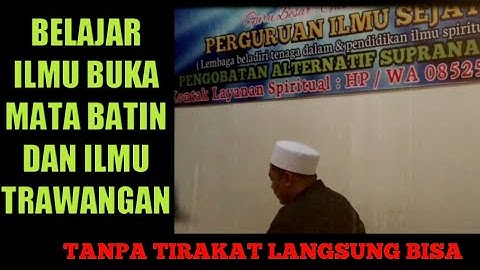 Cara mudah membuka mata batin menembus Alam ke ghaiban Allah tanpa tirakat langsung bisa