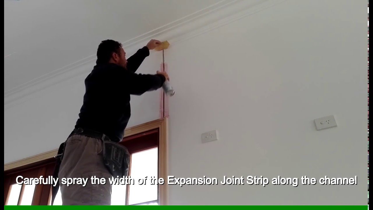 Installing An Expansion Joint In Drywall Plaster Wall