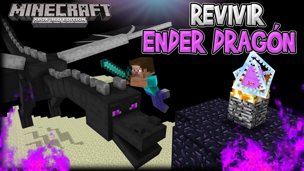 Minecraft - ¡CÓMO REVIVIR AL ENDER DRAGÓN! Xbox 360/ONE/PS3/PS4/PSVita