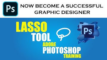 How to make selection with lasso tool in Photoshop in Hindi / Urdu