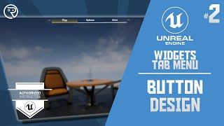 Unreal Engine 5 Tutorial - Widgets: Tab Menu Part 2: Button Design screenshot 2