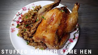 Thanksgiving Recipe | Stuffed Cornish Hen With Sticky Rice