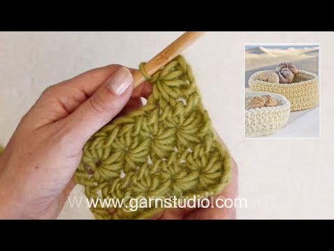 pattern armonici How to crochet a star stitch pattern back and forth