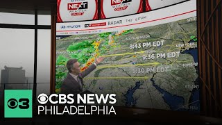 Tracking potential severe weather in Philadelphia region Thursday night