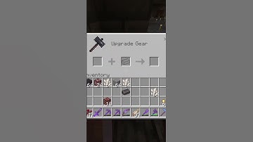 How to make a netherite hoe in minecraft