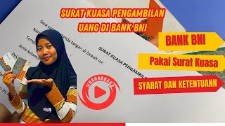 Cara Ambil Uang di Bank BNI Pakai Surat Kuasa