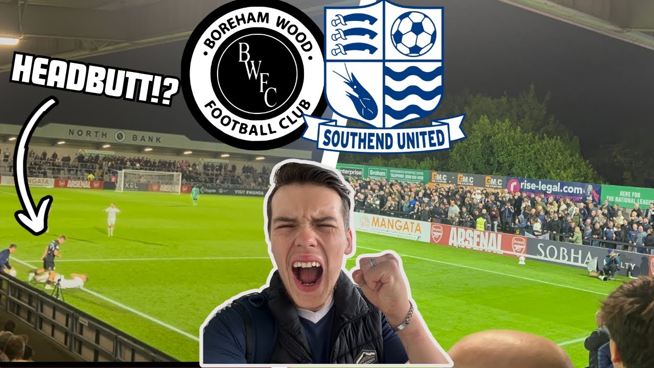 БОРХЭМ ВУД ПРОТИВ САУТЕНДА|1-1|УДАРЫ ГОЛОВОЙ, ИГРЫ РУКОЙ И СЦЕНЫ, КОГДА БЛЮЗЫ НАПАДАЮТ НА BW!!