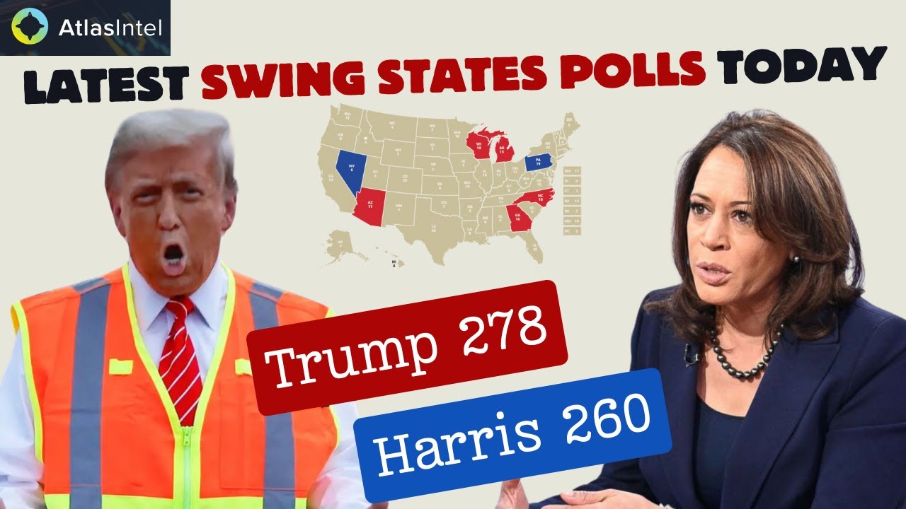 Latest Swing States Polls Trump vs Harris | Trump Harris Polls Today ...