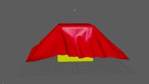 Cloth Simulation in MAYA