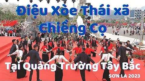 Thi Đánh Trống Múa Xòe Thái Xã Chiềng Cọ