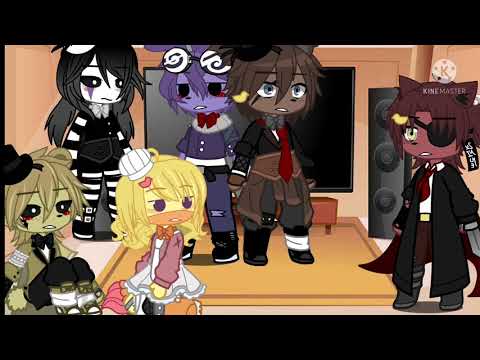 Fnaf 1+puppet React to william and afton kids @w@ ¦Au¦