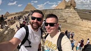 Egypt s Ondrejom, Pyramídy, Travel vlog video, Cairo 2023