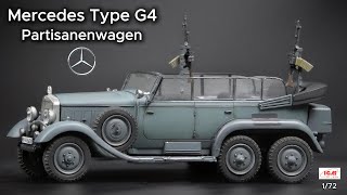 Mercedes Type G4 ''Partisanenwagen''  -  ICM  1/72. ( Full  Build  )