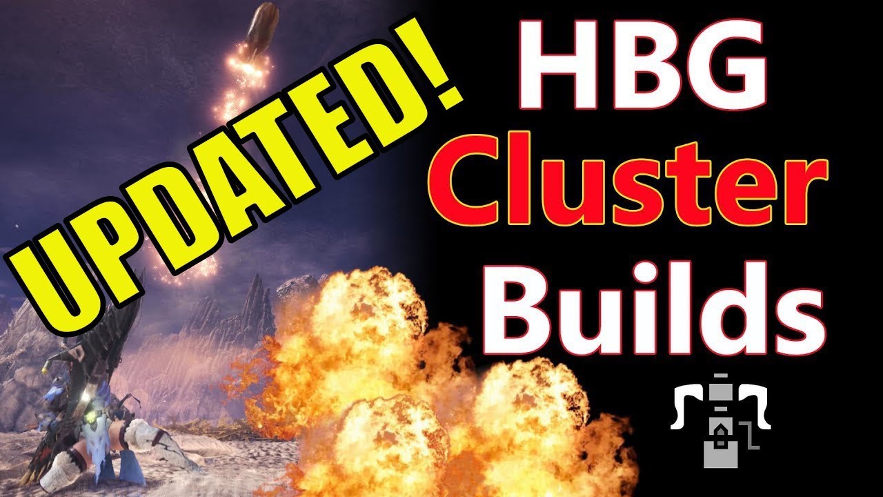 MHW: Updated Cluster Bomb Build HBG | PC & Console Feat. AT Xeno Gamma Armor | High DPS OP Build