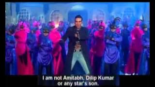 no Amitabh, nor Dilip Kumar, just Akshay   Lyrics