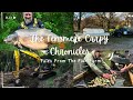 “No Rest for the Wicked: Grafting at Fensmere Fish Farm on a Sunday!”