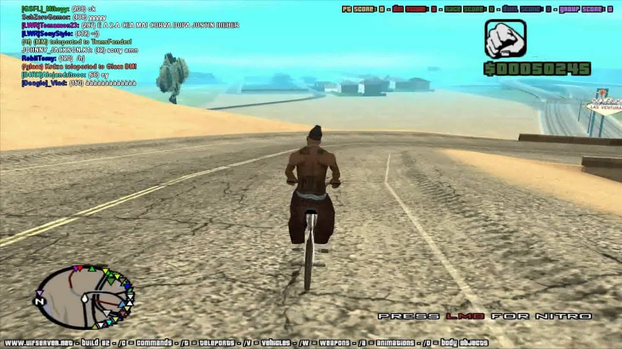 Pedal Bike Around GTASA In 30 minutes YouTube
