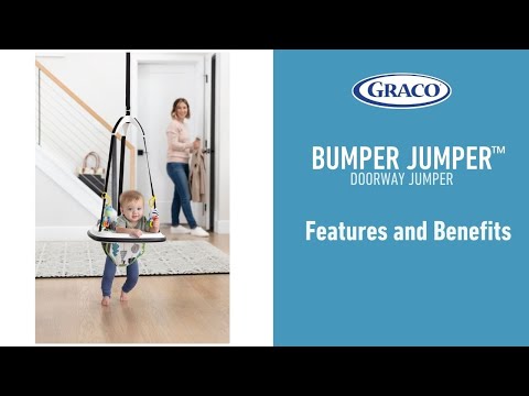 Play, bounce, and entertain for hours of endless fun with the Graco Bumper Jumper™ doorway jumper