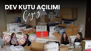 DEV KUTU AÇILIMI|Buse’nin Çeyizini Beraber Açıyoruz ,Bol Sohbetli/MikasaMoor,Wmf,Staub,Emsan,Porland