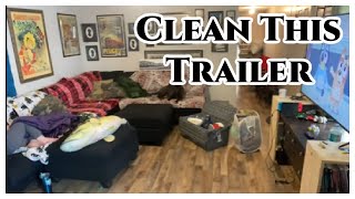 Clean This Trailer #singlewidemobilehome #cleanwithme