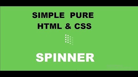 How to Create Spinner Using Only HTML & CSS - Pure HTML CSS Tutorial - CodeWithTanmay