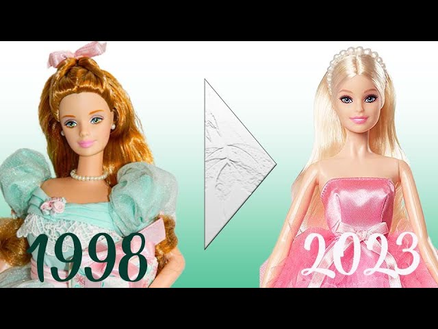 Barbie Birthday Wishes from 1998 to 2023 Evolution of the Doll! - YouTube