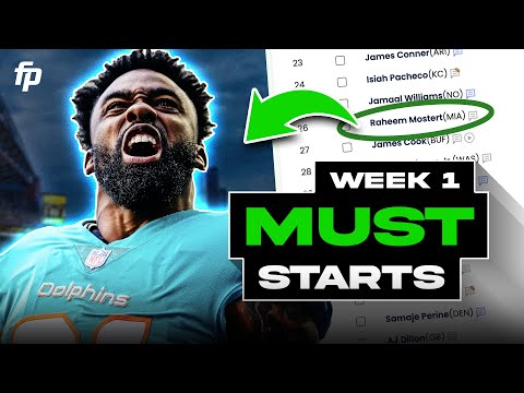 18 MUST Start Players for Week 1 (2023 Fantasy Football)