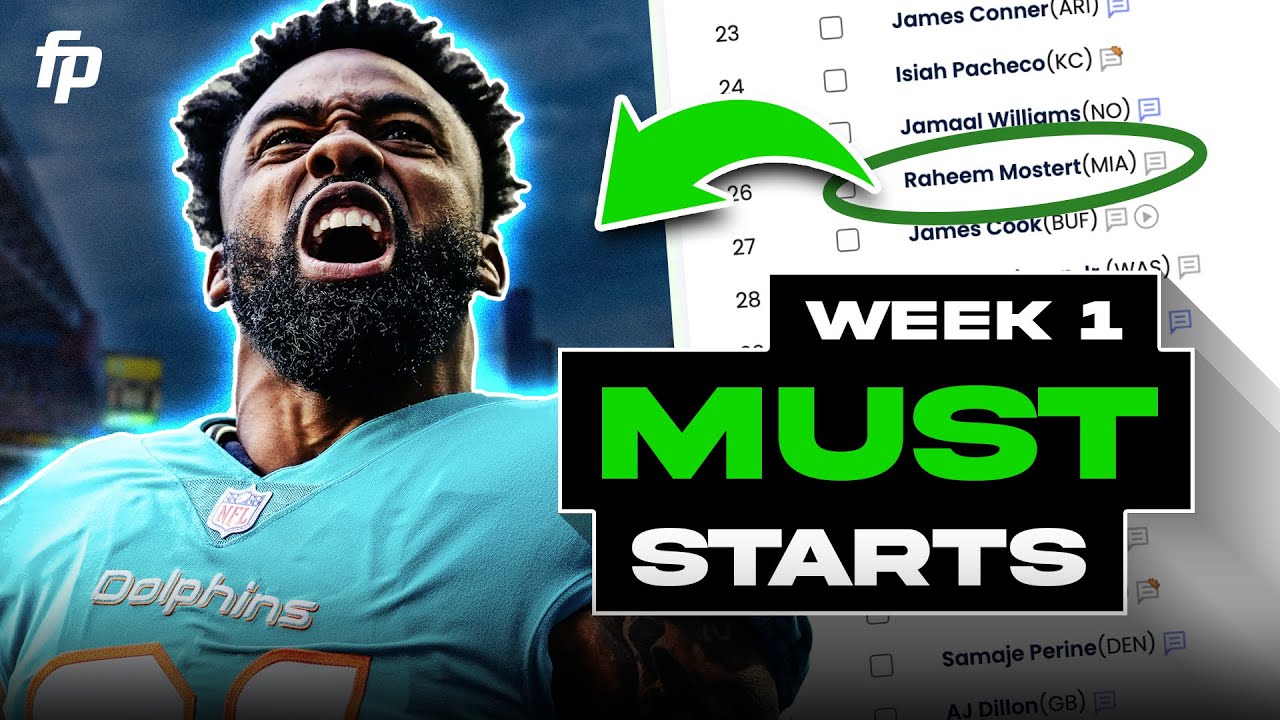 Start 'Em: Week 1 Fantasy Football Lineup Picks