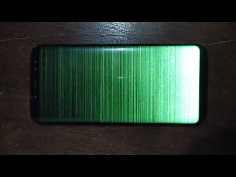 Samsung Galaxy S8 with green screen problem