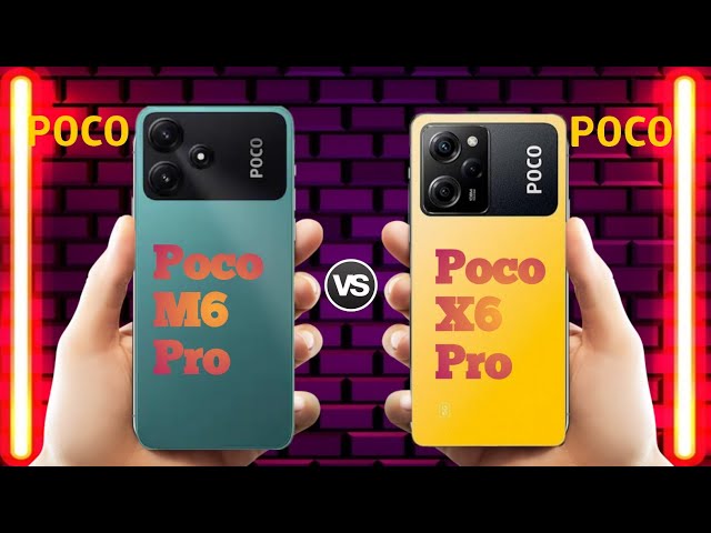 POCO To Unveil Three New Smartphones: X6, X6 Pro, and M6 5G 