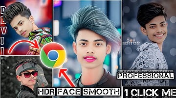 सबसे आसान तरीका online photo editing || one click photo editing || online cb photo editing || #viral