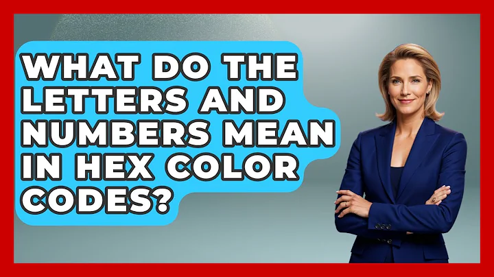 What Do The Letters And Numbers Mean In Hex Color Codes? - Graphic Design Nerd