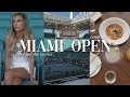 Florida vlog bts miami open tennis tour chief lifestyle officer