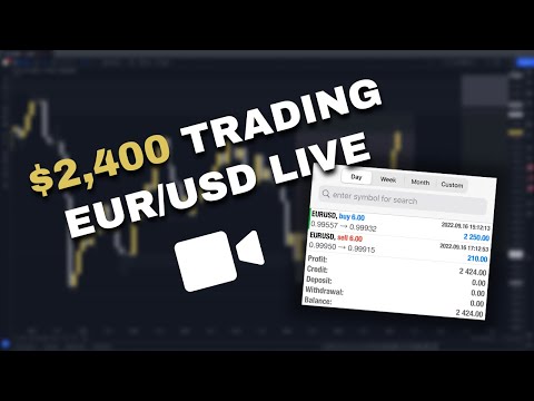 $2400 TRADING EUR/USD